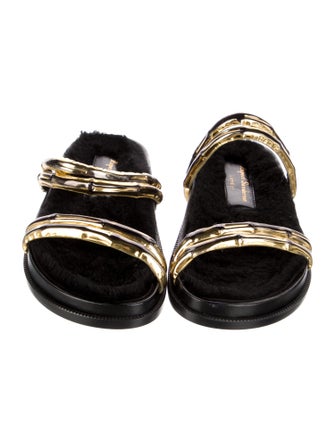 Rupert Sanderson Rubber Slingback Sandals