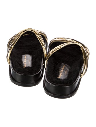 Rupert Sanderson Rubber Slingback Sandals