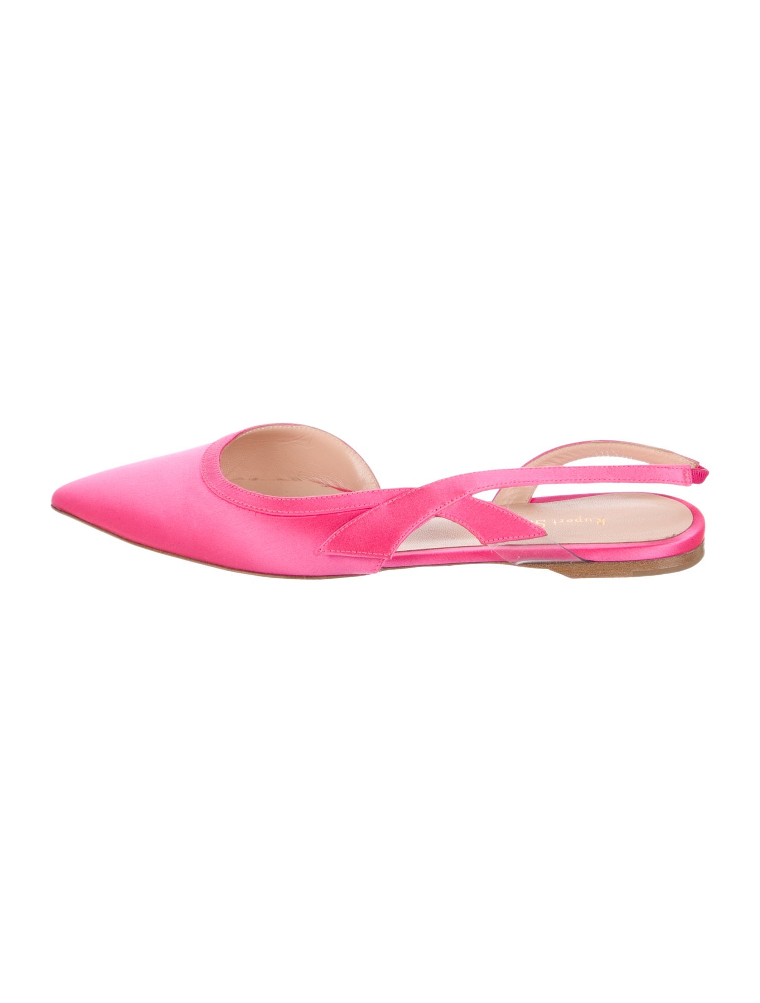 Rupert Sanderson Satin Slingback Flats