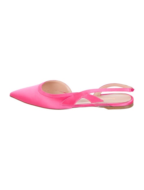 Rupert Sanderson Satin Slingback Flats