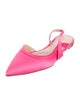 Rupert Sanderson Satin Slingback Flats