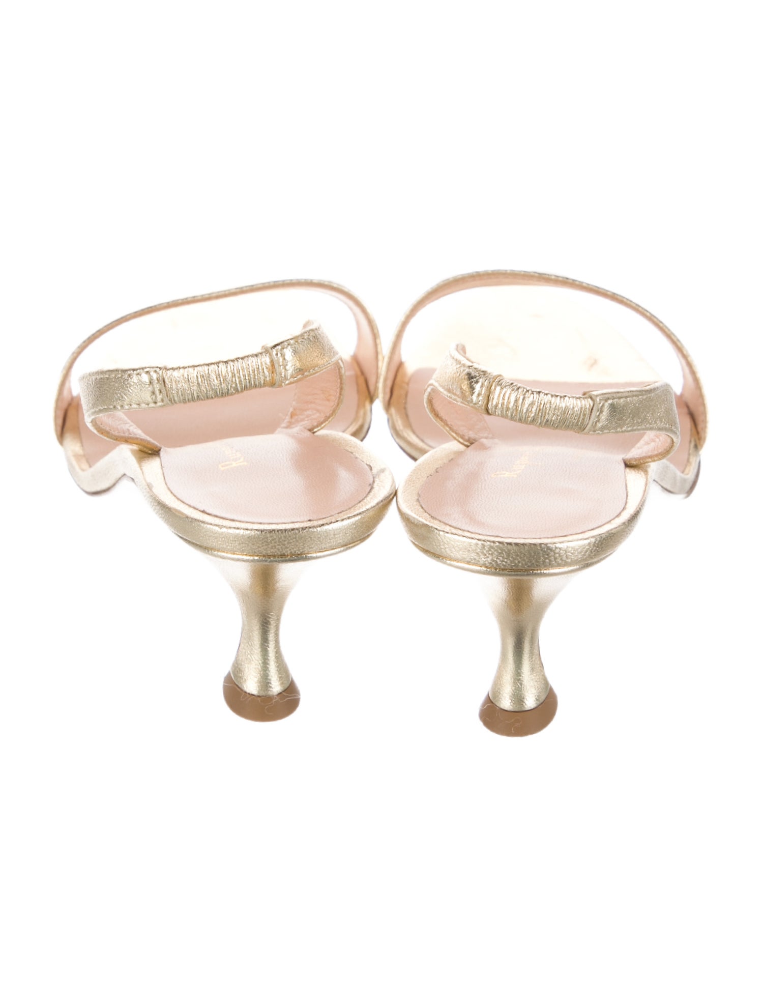 Rupert Sanderson Leather Slingback Sandals