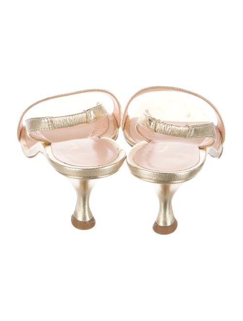 Rupert Sanderson Leather Slingback Sandals