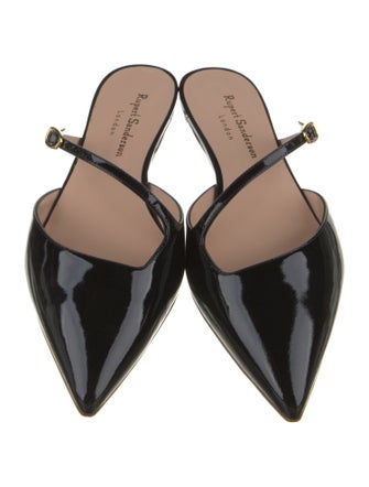 Rupert Sanderson Patent Leather Mules