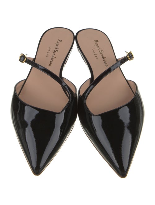 Rupert Sanderson Patent Leather Mules