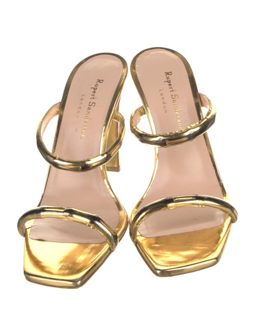 Rupert Sanderson Patent Leather Slides