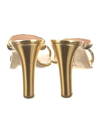 Rupert Sanderson Patent Leather Slides