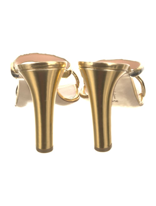 Rupert Sanderson Patent Leather Slides