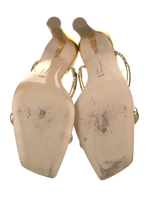 Rupert Sanderson Patent Leather Slides