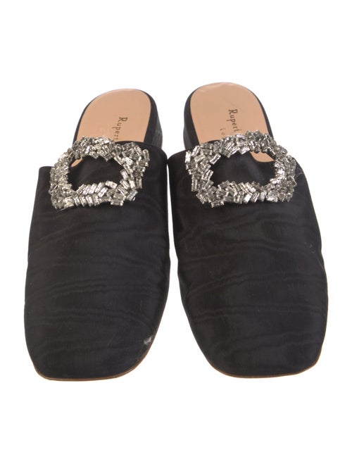 Rupert Sanderson Crystal Embellishments Mules