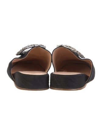 Rupert Sanderson Crystal Embellishments Mules