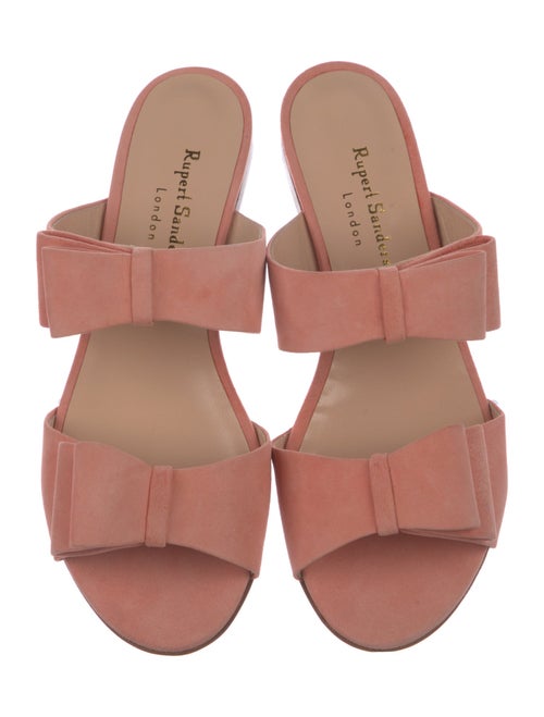 Rupert Sanderson Suede Slides