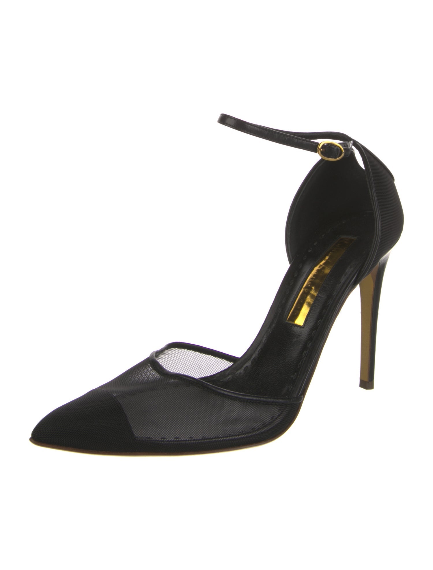 Rupert Sanderson Leather D'Orsay Pumps