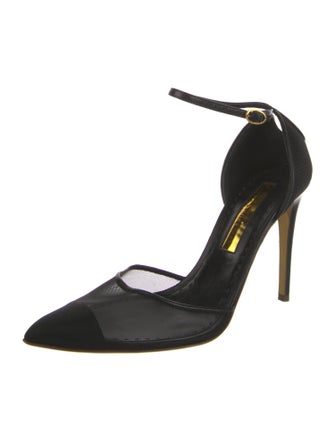 Rupert Sanderson Leather D'Orsay Pumps
