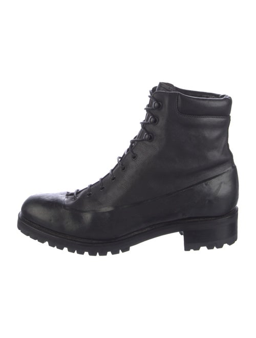 Rupert Sanderson Leather Combat Boots