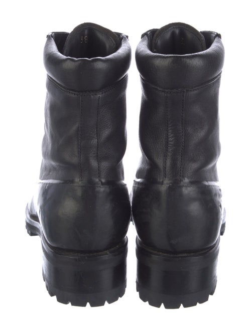 Rupert Sanderson Leather Combat Boots