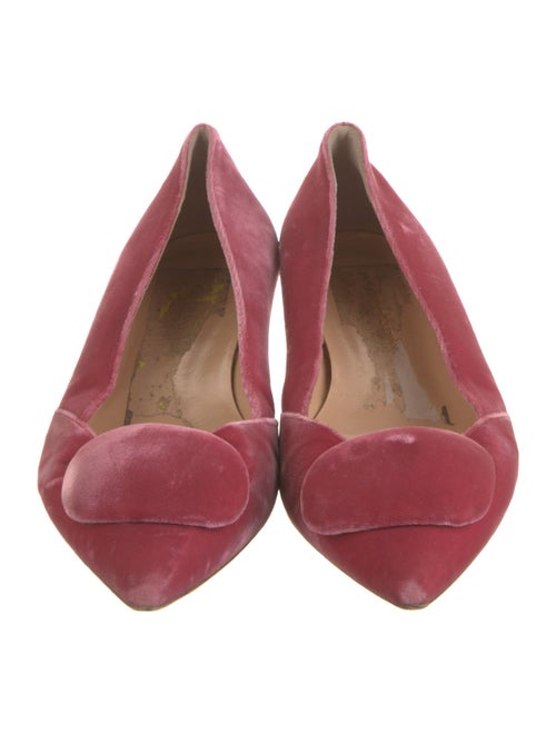 Rupert Sanderson Velvet Flats
