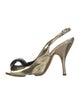 Rupert Sanderson Patent Leather Slingback Pumps