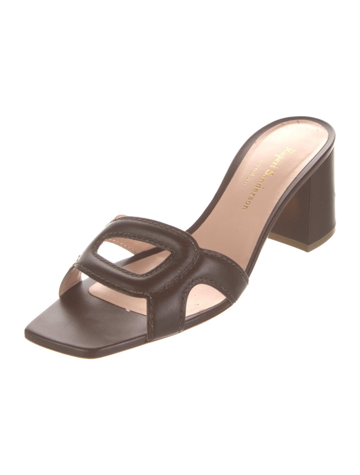 Rupert Sanderson Leather Slides