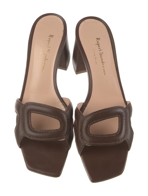 Rupert Sanderson Leather Slides