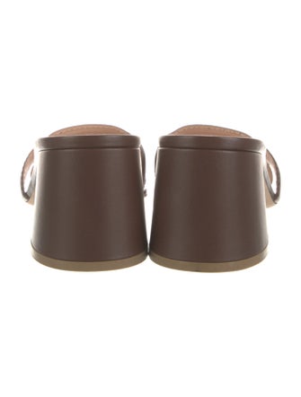 Rupert Sanderson Leather Slides