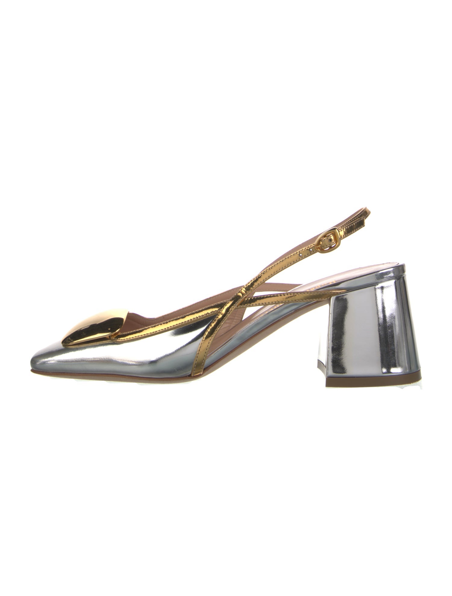 Rupert Sanderson Patent Leather Slingback Pumps