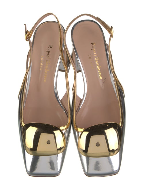 Rupert Sanderson Patent Leather Slingback Pumps