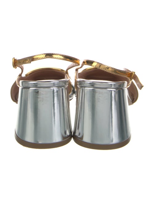 Rupert Sanderson Patent Leather Slingback Pumps