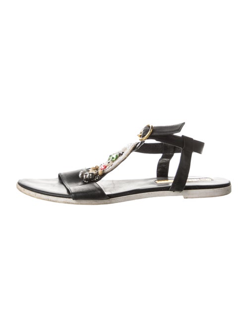 Rupert Sanderson Leather Slingback Sandals