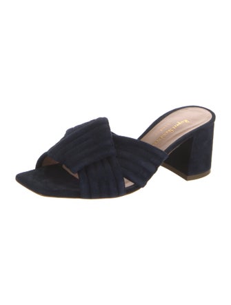 Rupert Sanderson Suede Slides