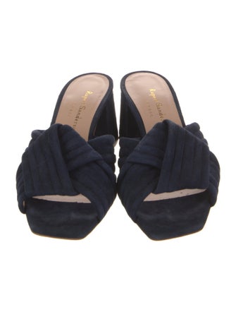 Rupert Sanderson Suede Slides