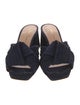 Rupert Sanderson Suede Slides
