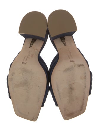 Rupert Sanderson Suede Slides