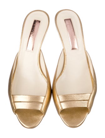 Rupert Sanderson Leather Mules