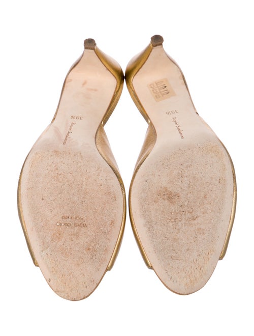 Rupert Sanderson Leather Mules