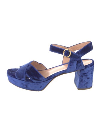 Rupert Sanderson Velvet Sandals