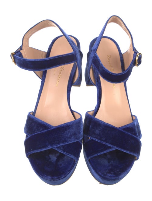 Rupert Sanderson Velvet Sandals