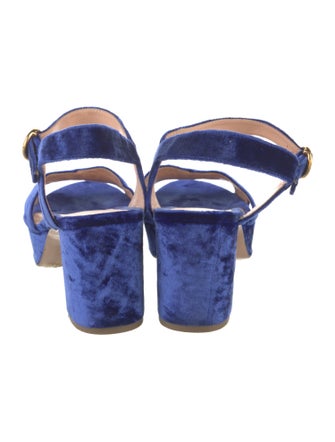 Rupert Sanderson Velvet Sandals