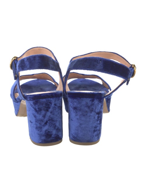 Rupert Sanderson Velvet Sandals