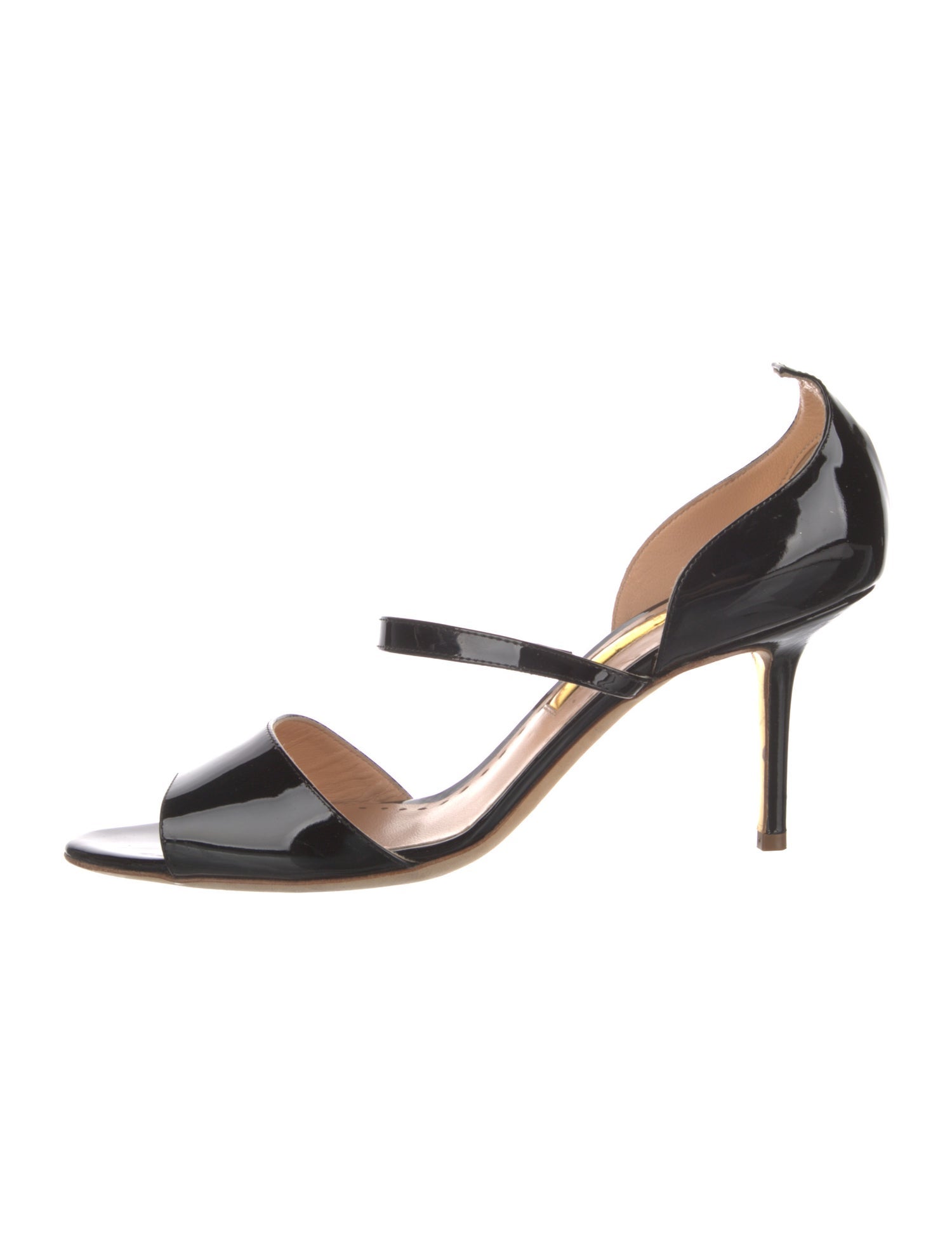 Rupert Sanderson Patent Leather Sandals
