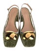 Rupert Sanderson Velvet Slingback Pumps