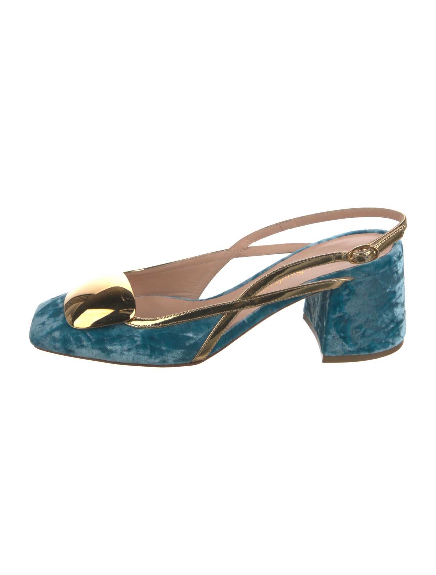 Rupert Sanderson Velvet Slingback Pumps