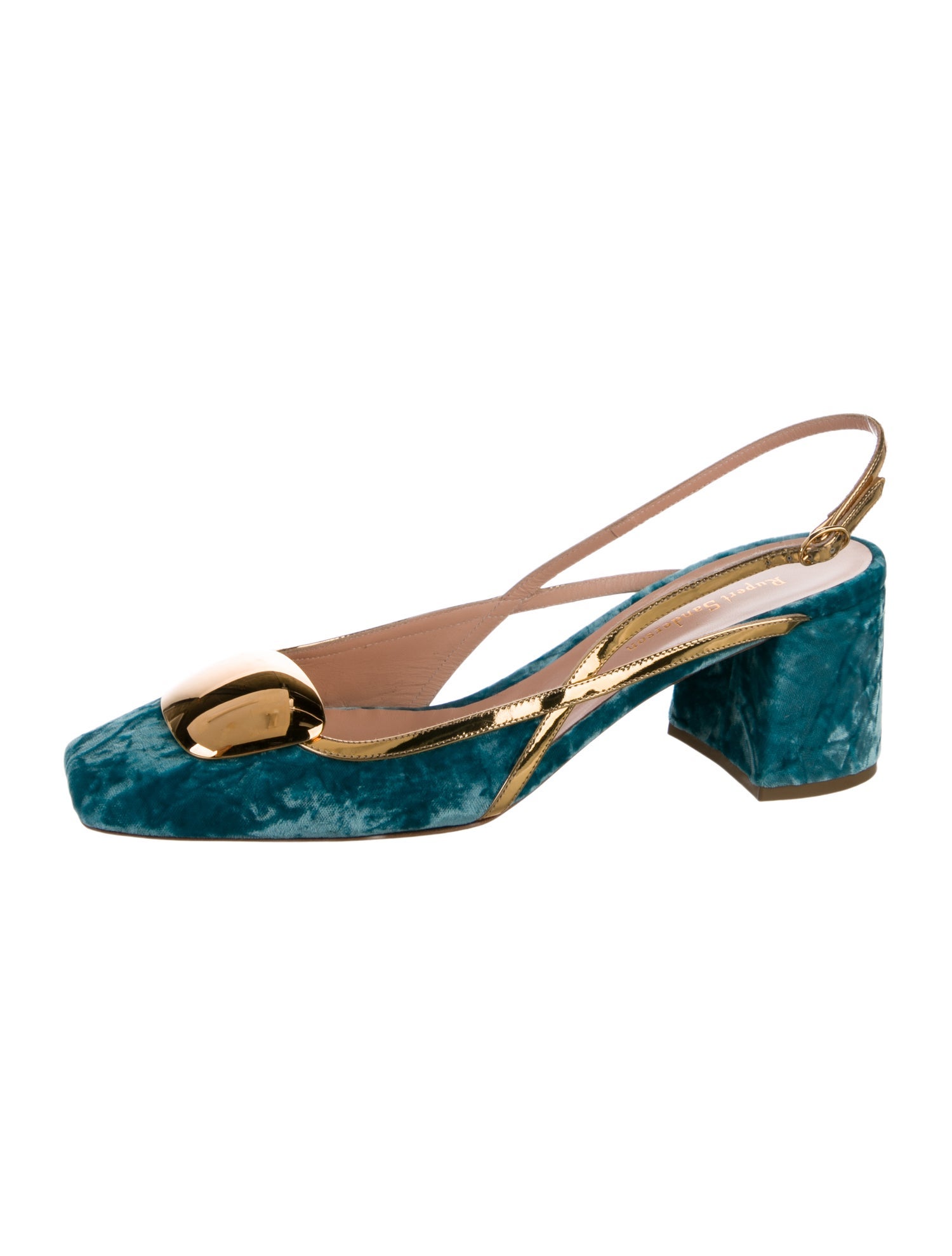 Rupert Sanderson Velvet Slingback Pumps