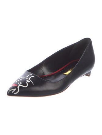 Rupert Sanderson Leather Ballet Flats
