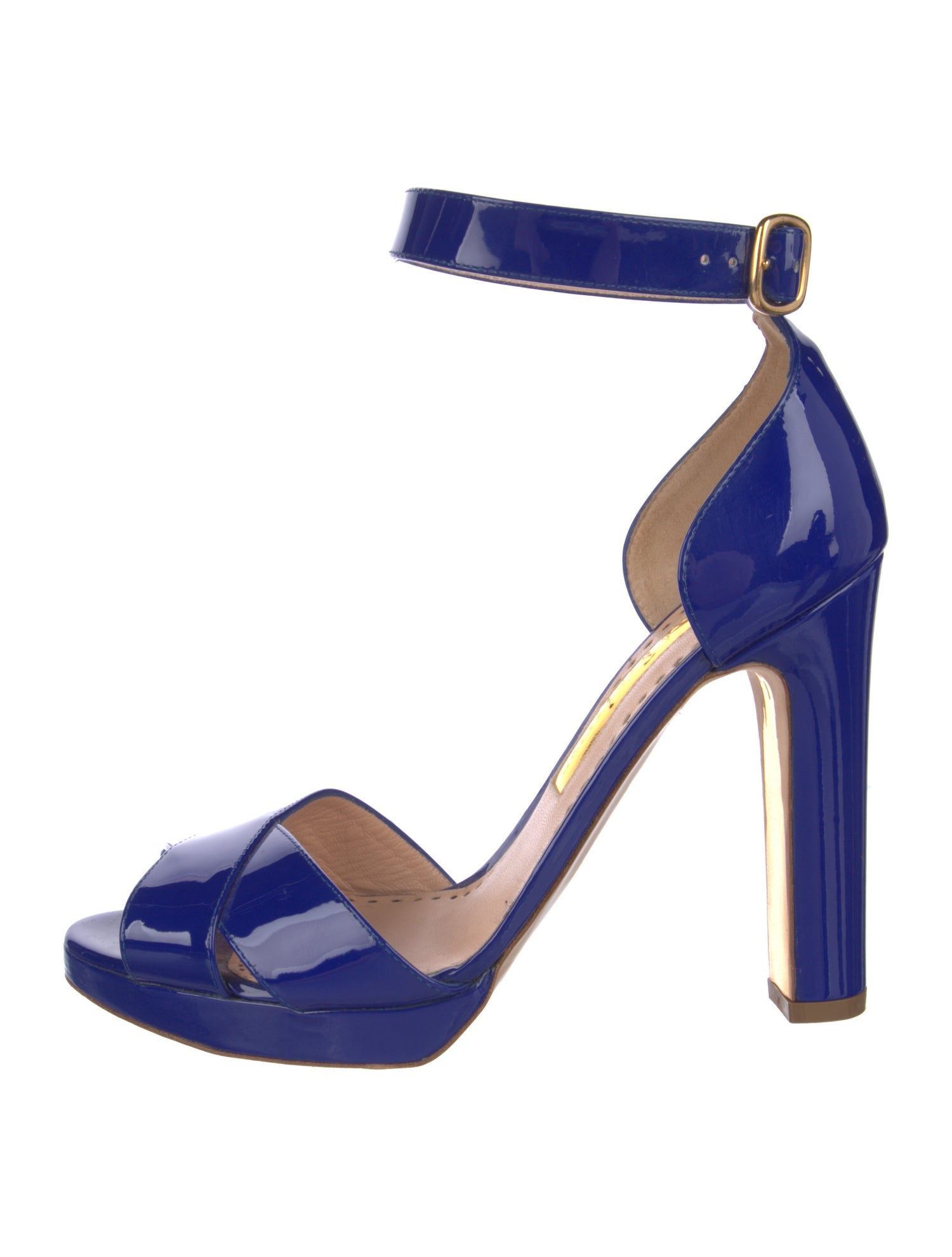 Rupert Sanderson Patent Leather D'Orsay Pumps