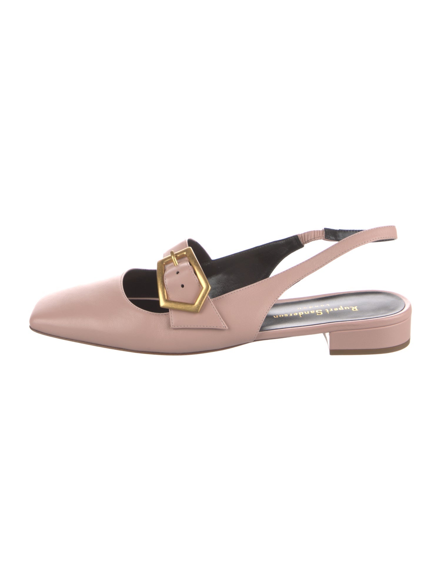Rupert Sanderson Leather Slingback Flats