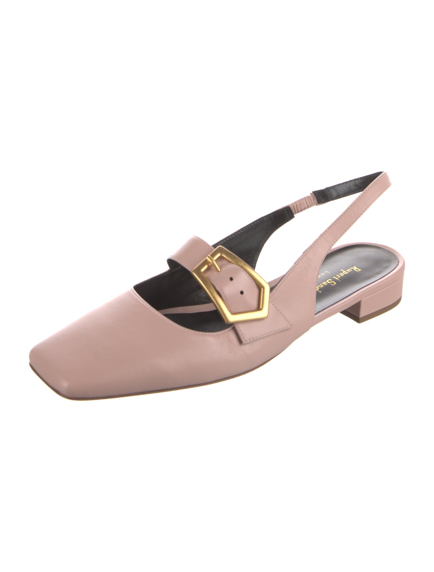 Rupert Sanderson Leather Slingback Flats
