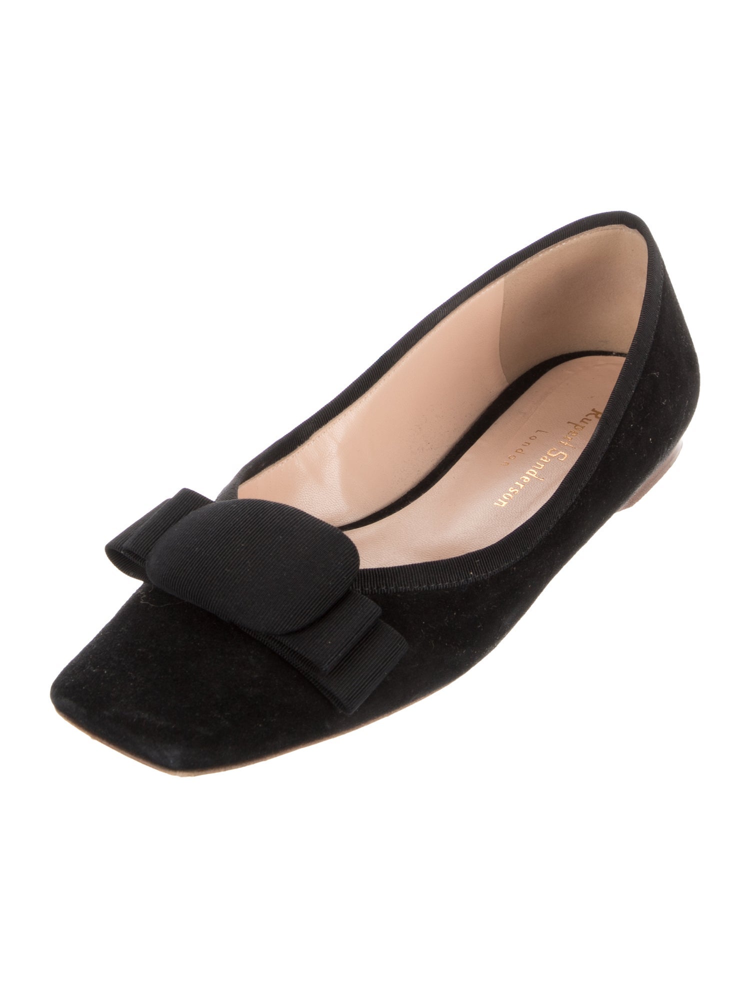 Rupert Sanderson Suede Ballet Flats