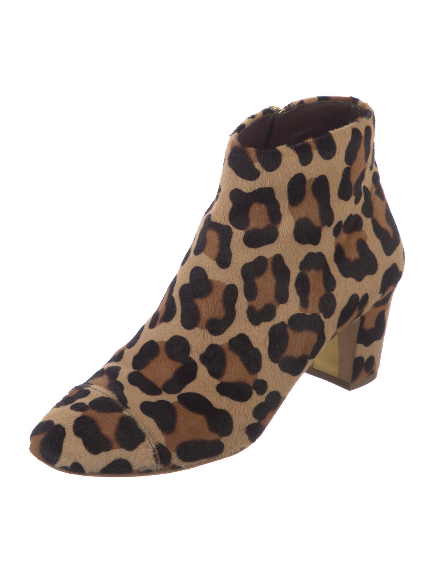 Rupert Sanderson Ponyhair Animal Print Boots