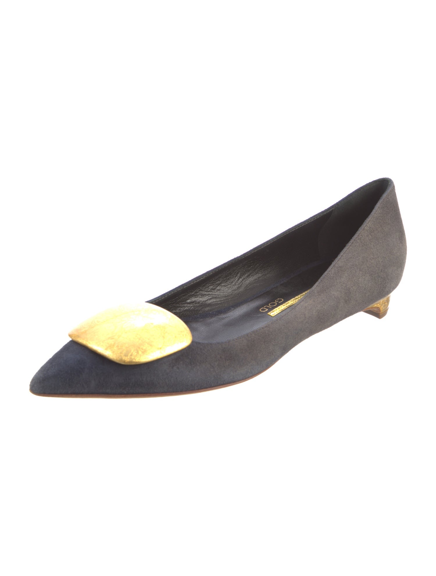Rupert Sanderson Suede Flats